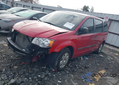 2013 Dodge Grand Caravan American Value Pkg from USA, damaged, VIN 2C4RDGBG7DR506256